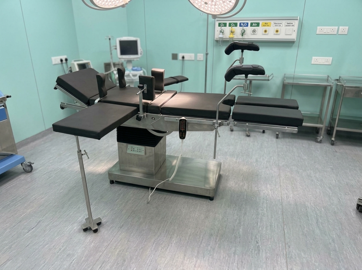 Electro Hydraulic OT Table in modular operation theatre
