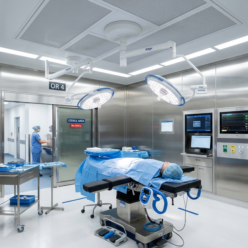 Airborne Particle Count Validation and NABH OT Handover