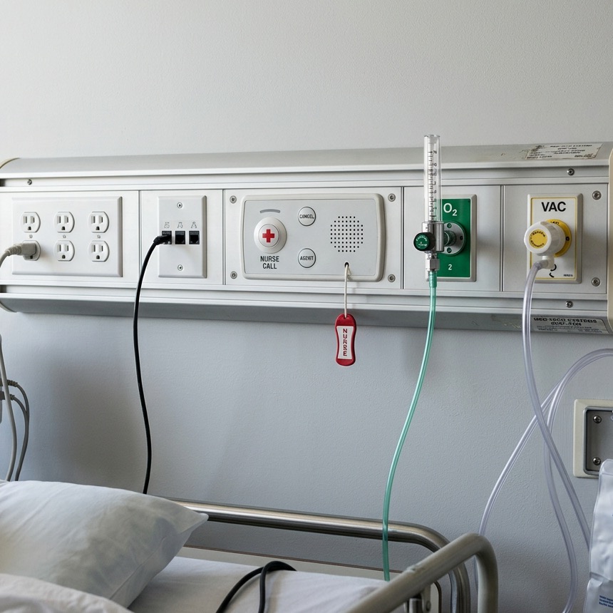 Positive Pressure Modular OT Air Plenum with low-level exhaust risers