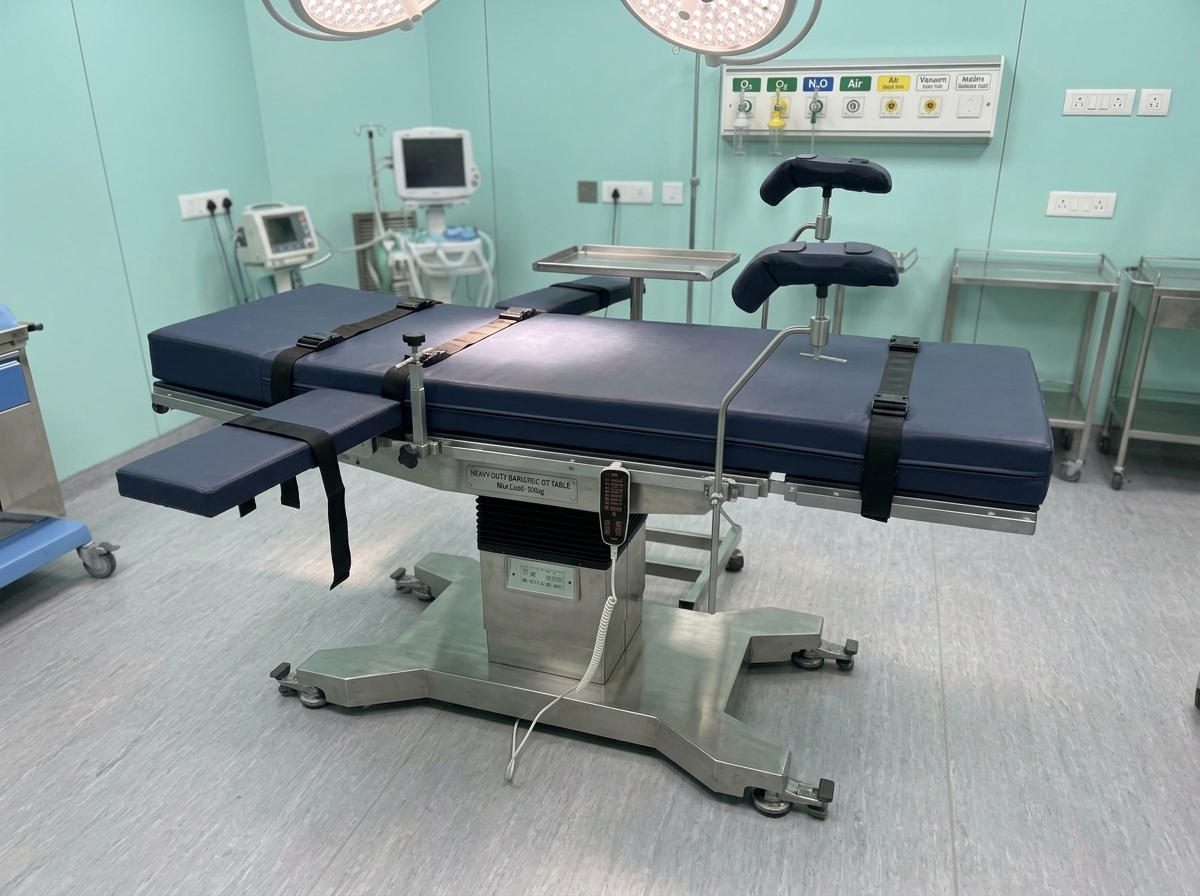 Bariatric heavy duty OT table base 300kg capacity
